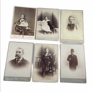 Antique Cabinet Photos “Haunted” c1800s Victorian